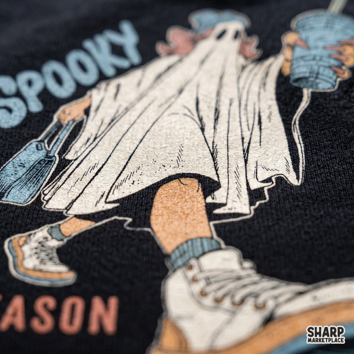 Spooky Season Halloween PNG Fall PNG Shirt Graphic, Cute