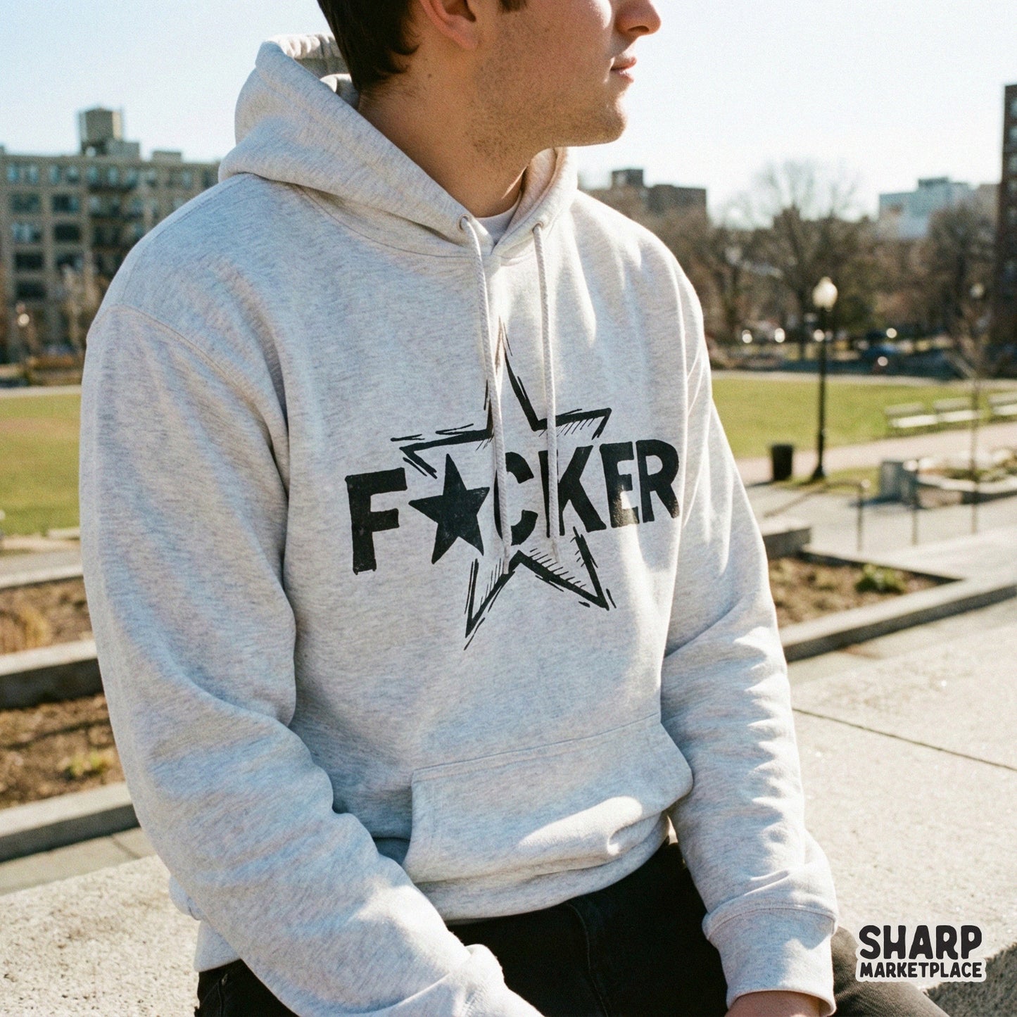 F*cker PNG, Bold Star SVG - 300 DPI Design for T-Shirt