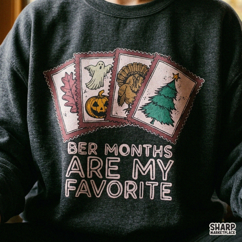 Ber Months Are My Favorite Fall PNG, Festive Autumn
