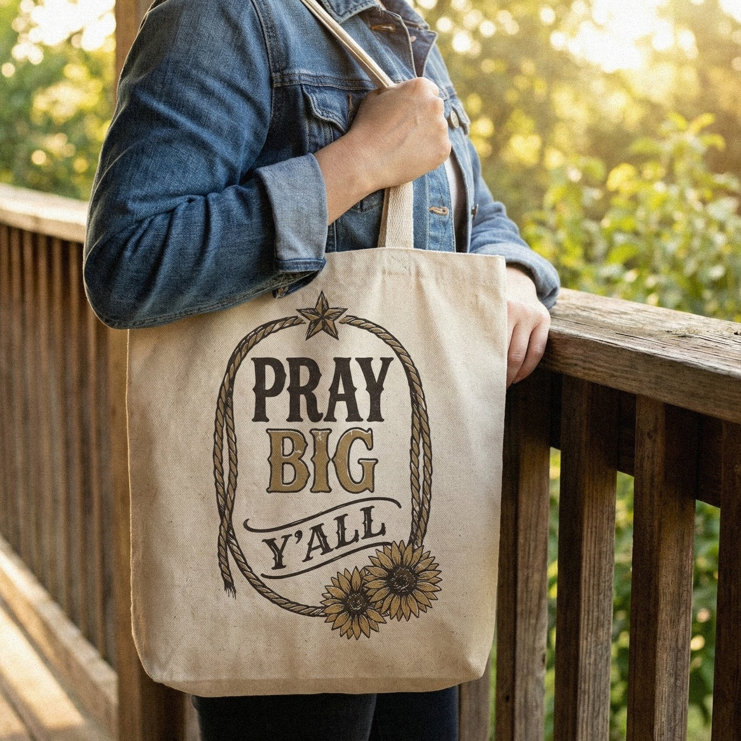 Pray Big Y'All PNG, Western Sunflower Shirt PNG - 300 DPI Design for