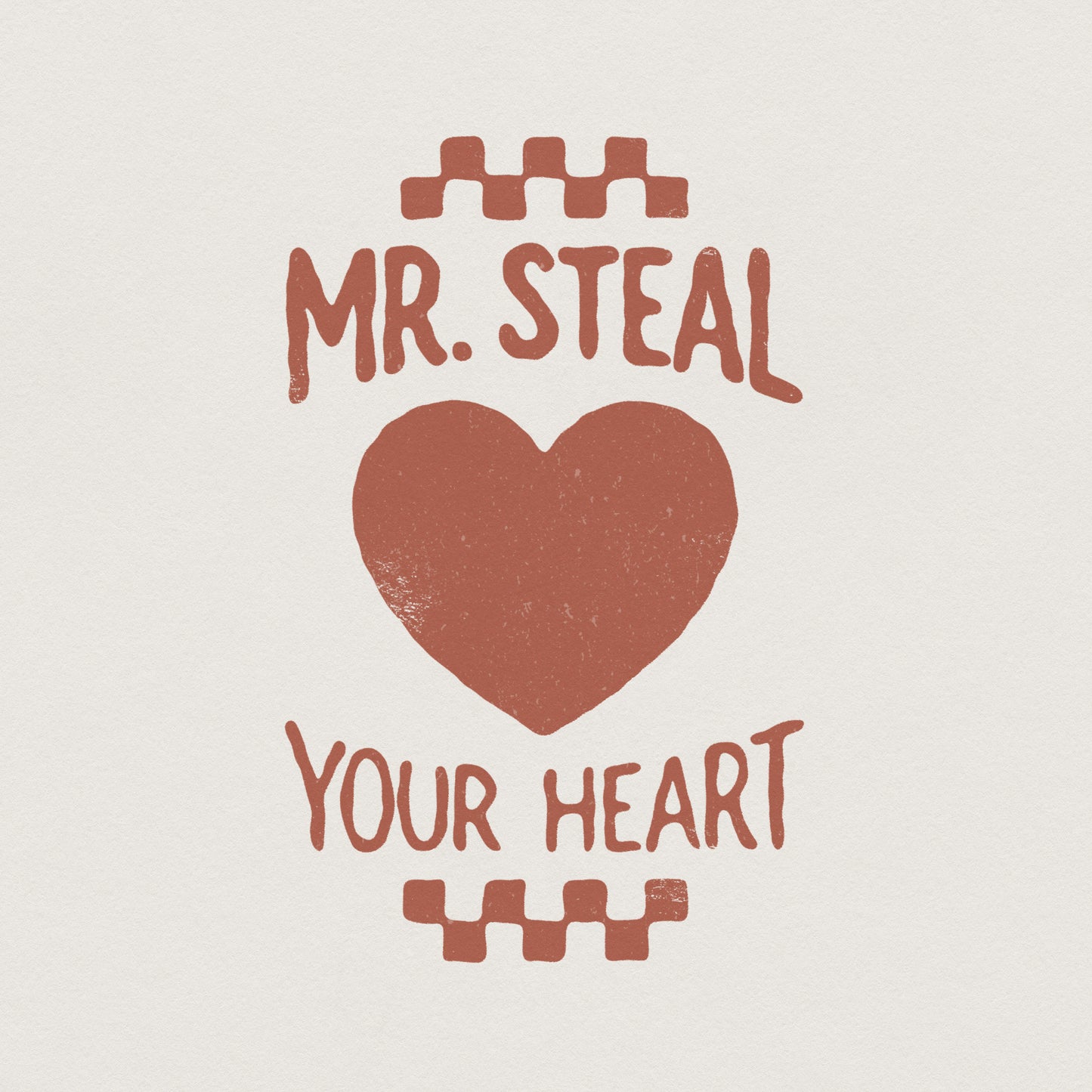 Mr. Steal Your Heart PNG, Valentine Shirt Design - 300 DPI Design for