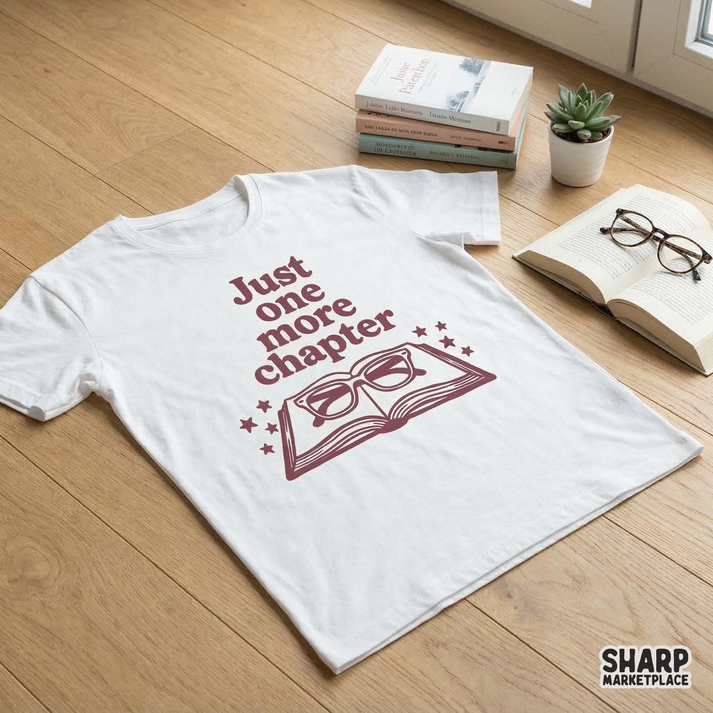 Just One More Chapter PNG, Book Lover Shirt Design - 300 DPI Design for