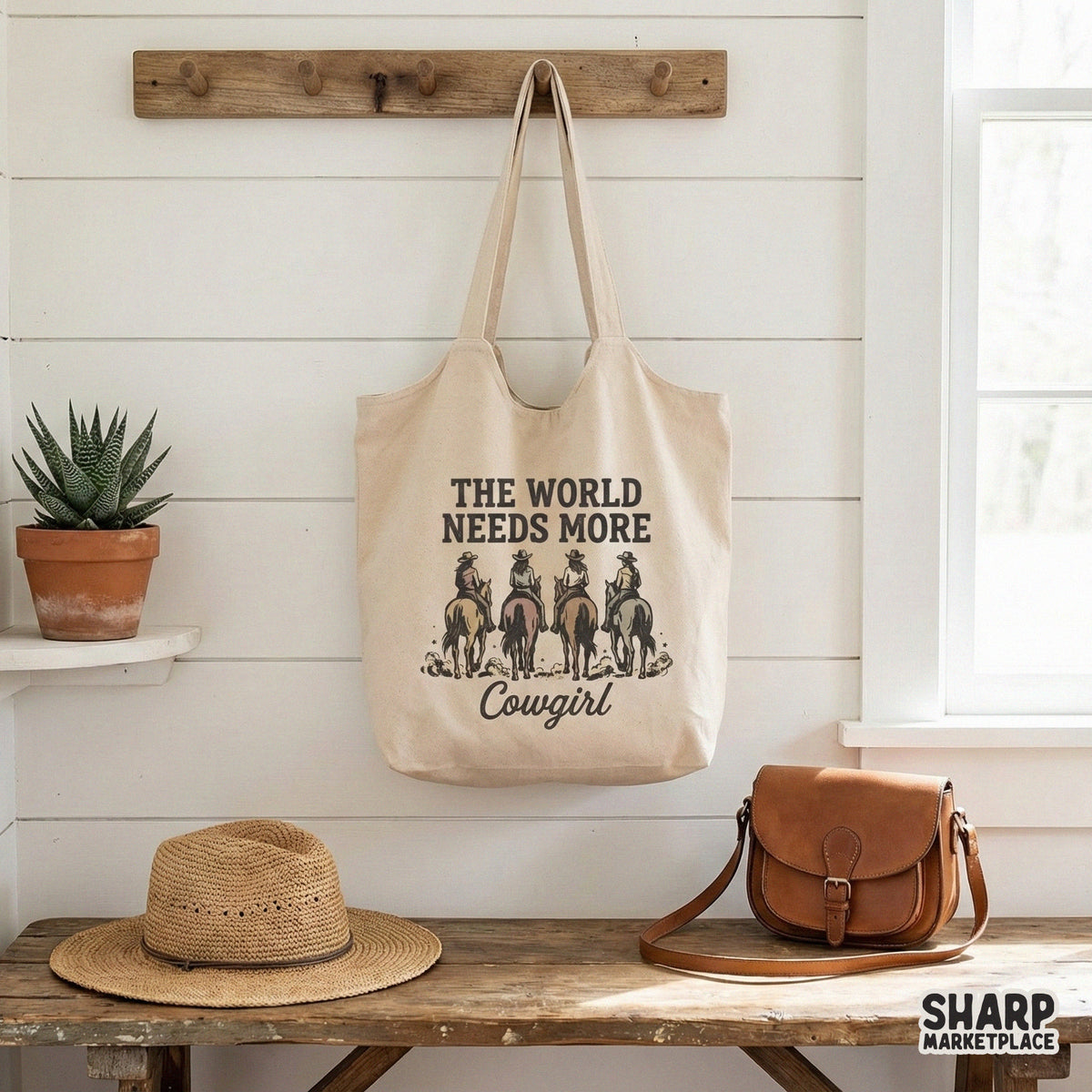 Printable western graphic with four horseback riders and rustic text perfect for custom t-shirts, tumblers, and country themed DIY projects.