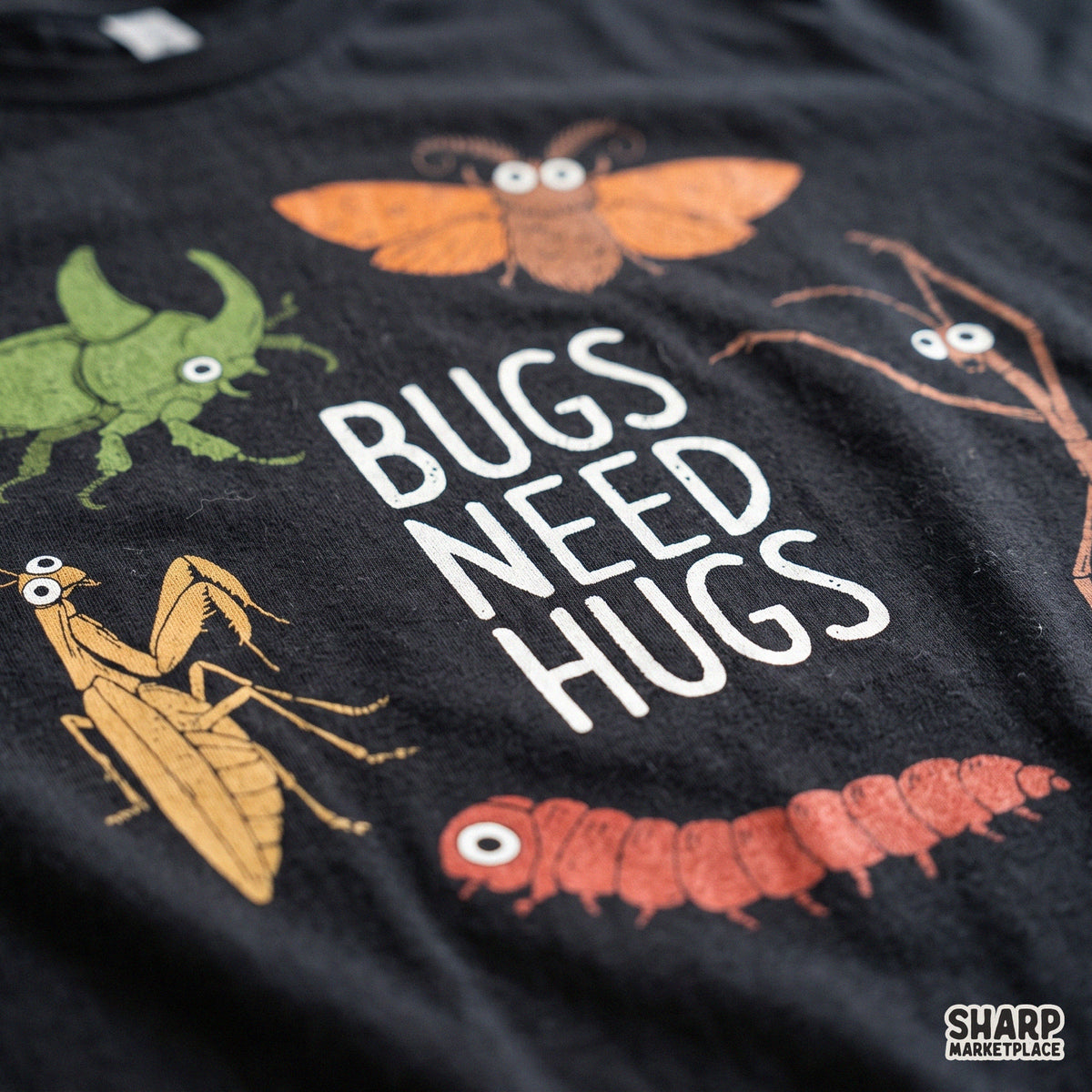 Bugs Need Hugs Funny PNG Sublimation Shirt, Cute Insects