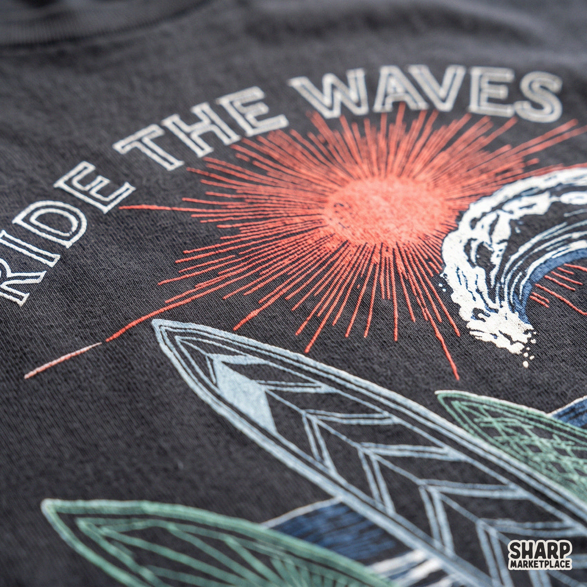 Ride The Waves Feel The Rush Summer PNG Trendy Shirt PNG