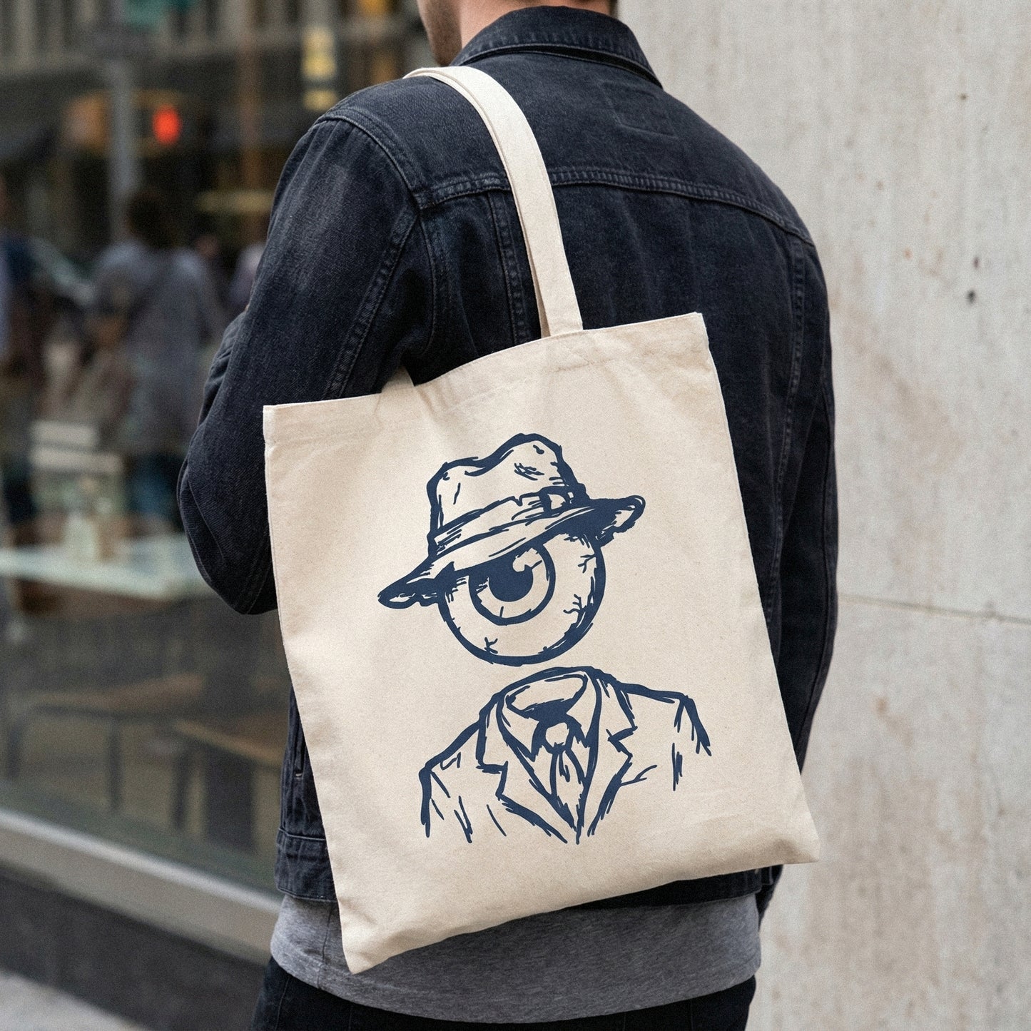 Eyeball in Suit PNG, Surreal Art Printable - 300 DPI Design for T-Shirt