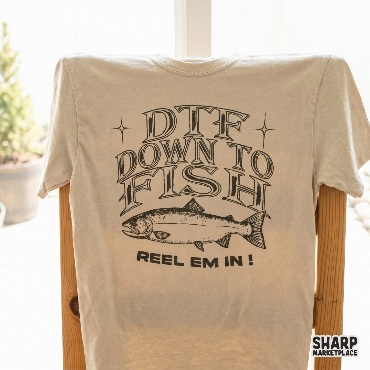 Funny retro down to fish reel em in design for summer sublimation shirts and fishing png lake graphics
