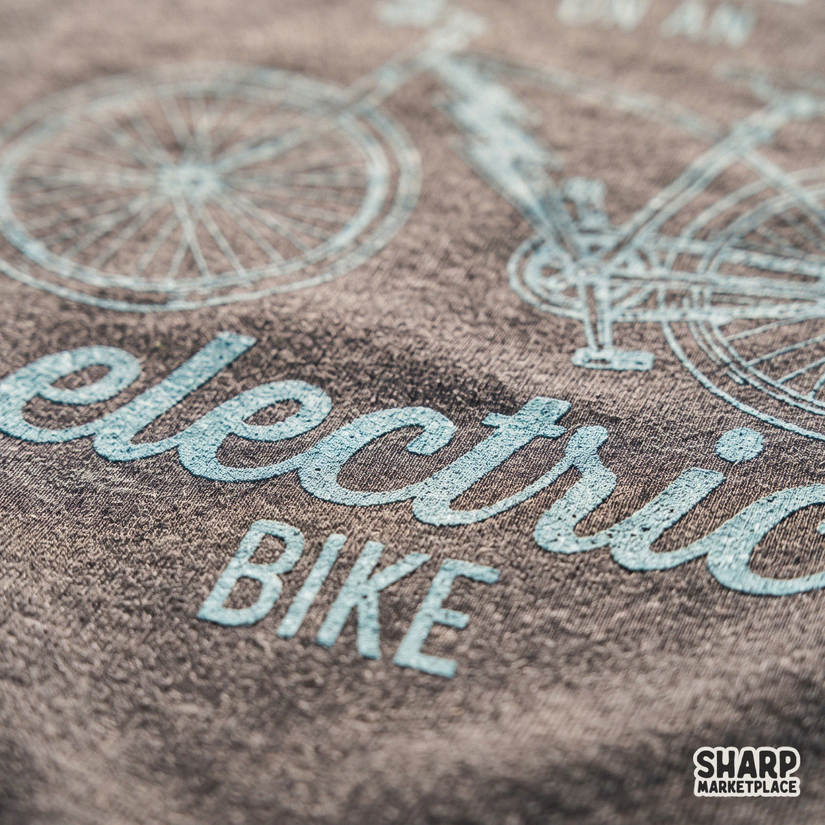 Retro vintage cyclist graphic design featuring Life Is Better On An Electric Bike for a fun Father's Day shirt PNG