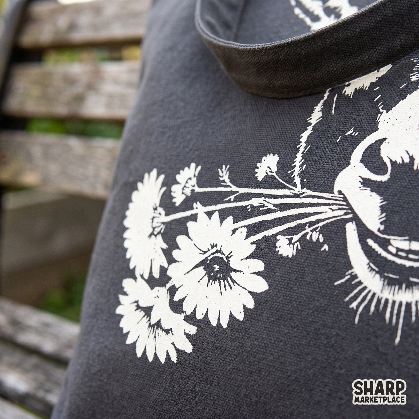 Vintage smiling donkey face sketch with daisies for funny spring t-shirt designs and animal lover sublimation crafts