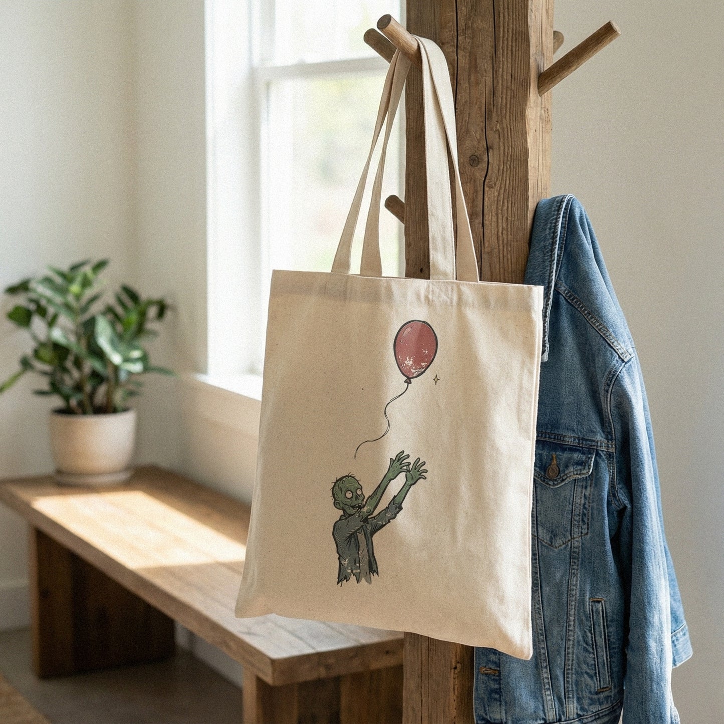 Zombie Letting Go Of Balloon PNG, Funny Halloween Shirt PNG - 300 DPI