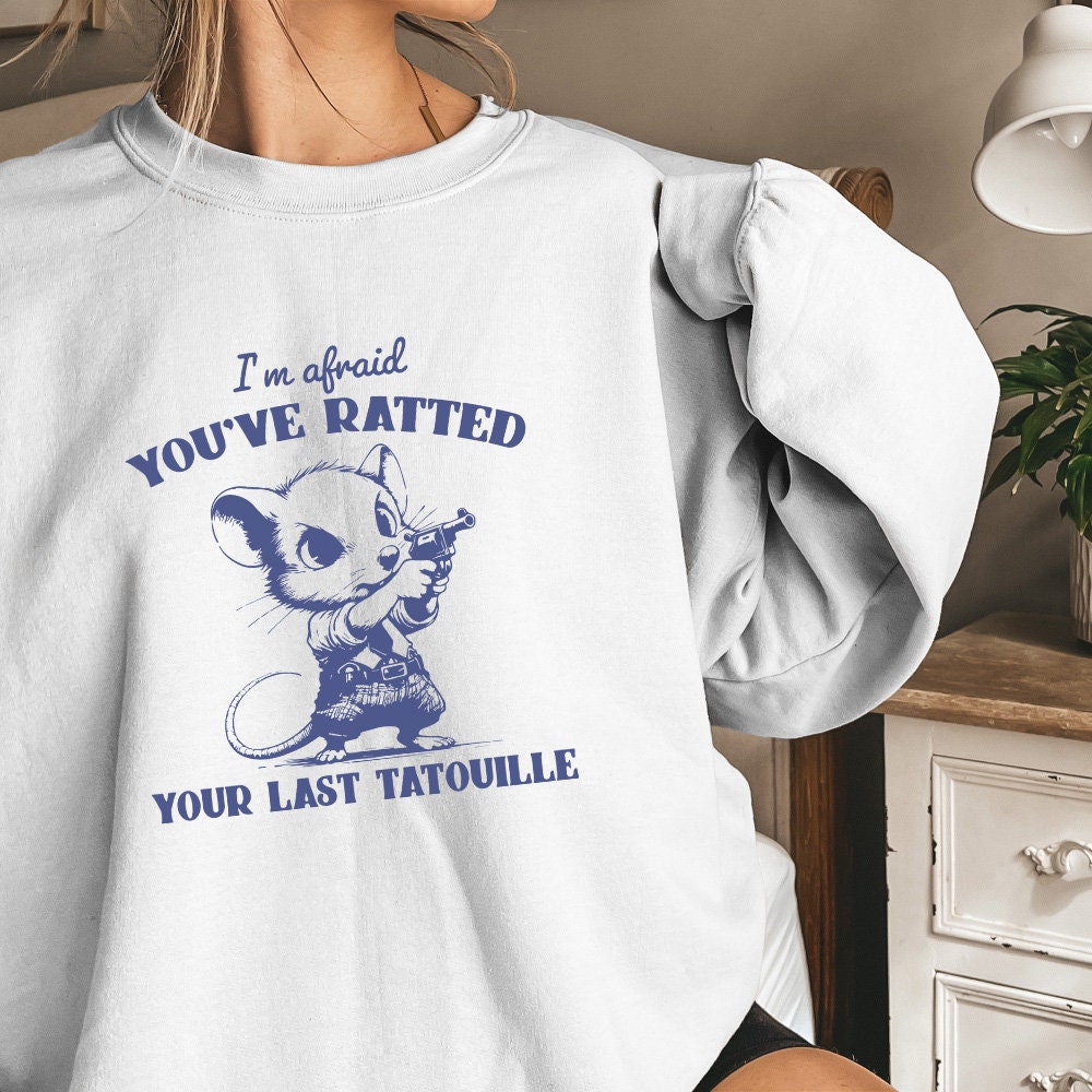 You've Ratted Your Last Tatouille PNG Funny Cowboy Rat Vintage Shirt,