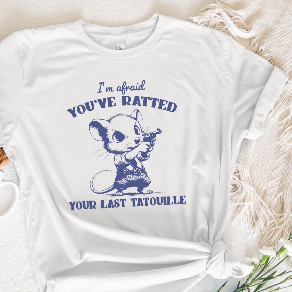 You've Ratted Your Last Tatouille PNG Funny Cowboy Rat Vintage Shirt,