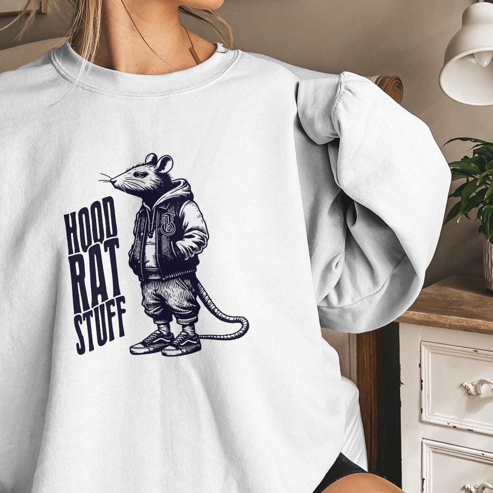 Hood Rat Stuff Digital Download Alt 2, Printable Graphic - 300 DPI Design