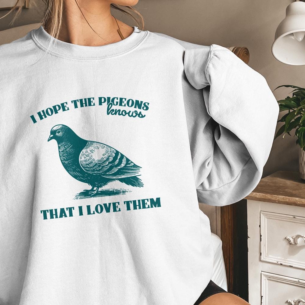 Funny Bird Pigeon Art Alt 2, Bird Lover PNG - 300 DPI Design for T-Shirt