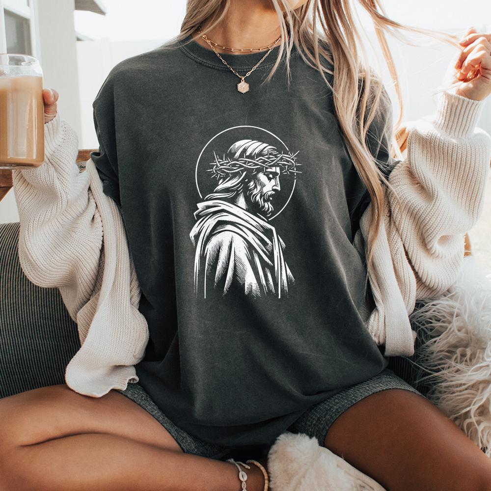 Jesus PNG Alt 2, Christian PNG - 300 DPI Design for T-Shirt