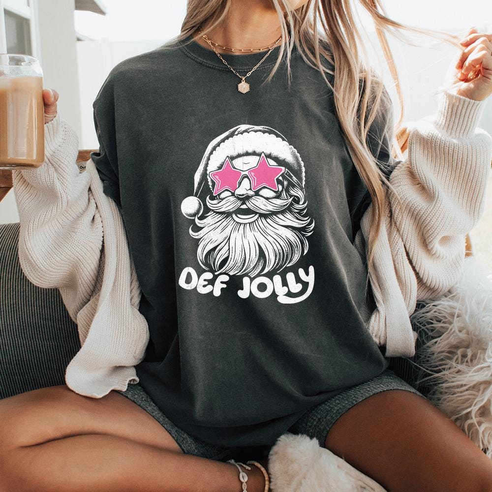 Def Jolly PNG, Santa PNG - 300 DPI Design for T-Shirt