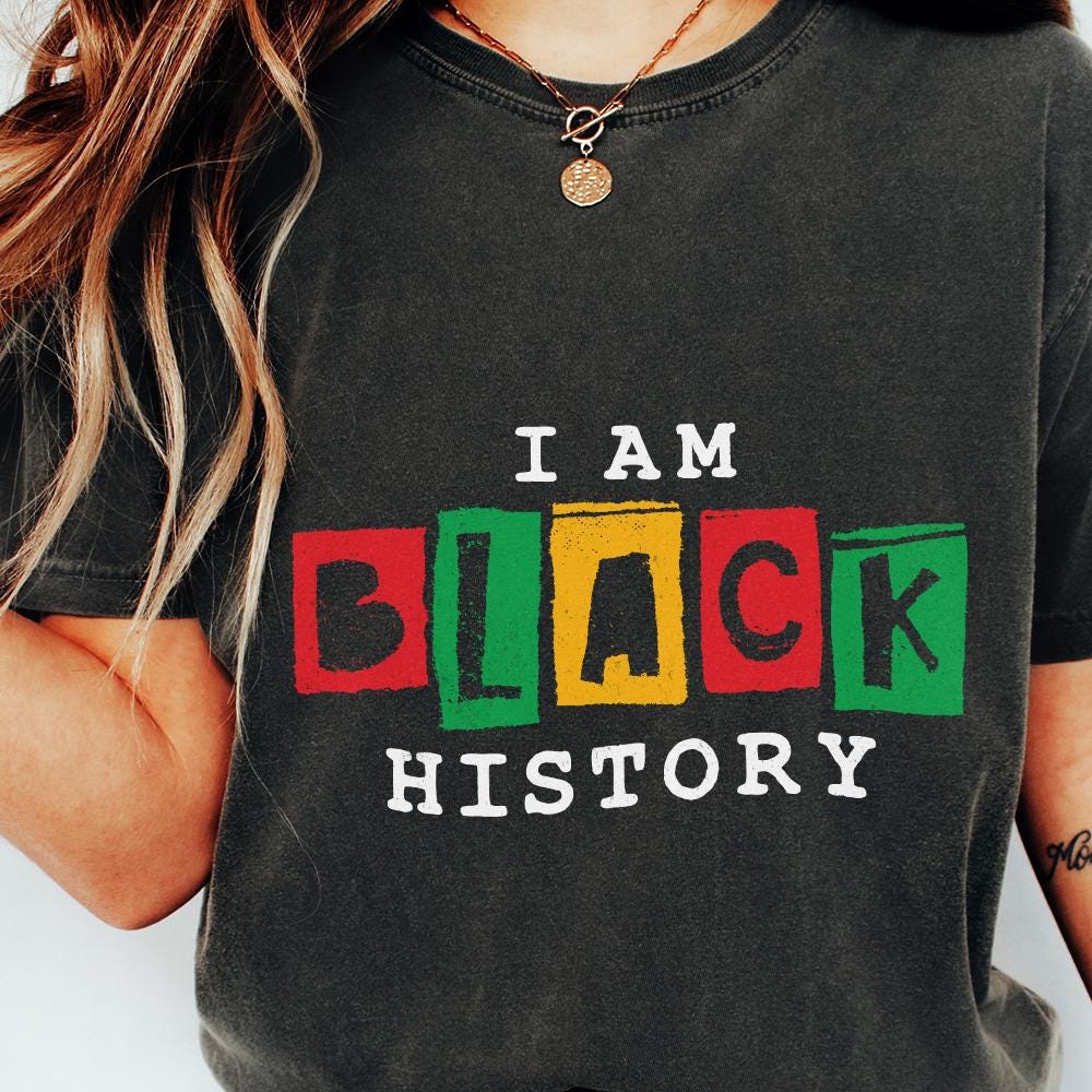 I Am Black History png, Black History Month png - 300 DPI Design for