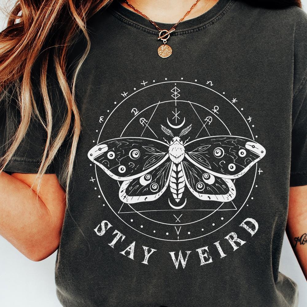 Stay Weird Clipart png, Witchy Vibes - 300 DPI Design for T-Shirt