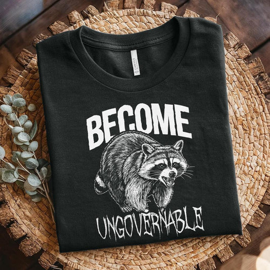 Vintage Angry Raccoon PNG, Trash Panda Meme Graphic - 300 DPI Design for