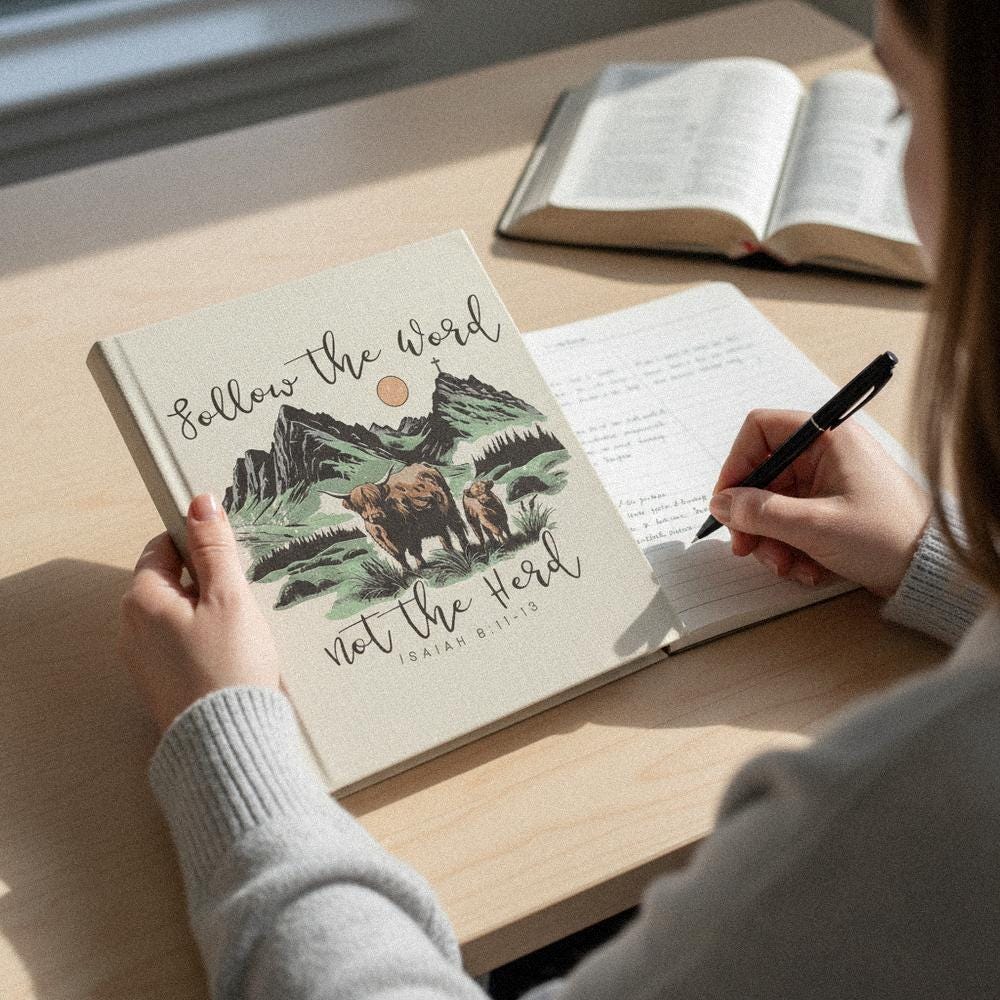 Follow The Word PNG, Not The Herd Shirt - 300 DPI Design for T-Shirt