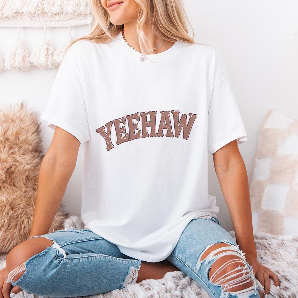 Yeehaw PNG, Western Aesthetic Digital Download - 300 DPI Design for T-Shirt