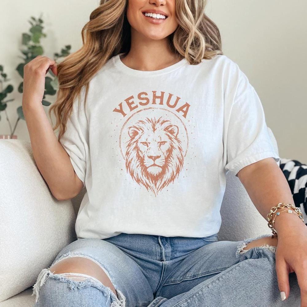 Yeshua PNG, Lion of Judah Digital Download - 300 DPI Design for T-Shirt