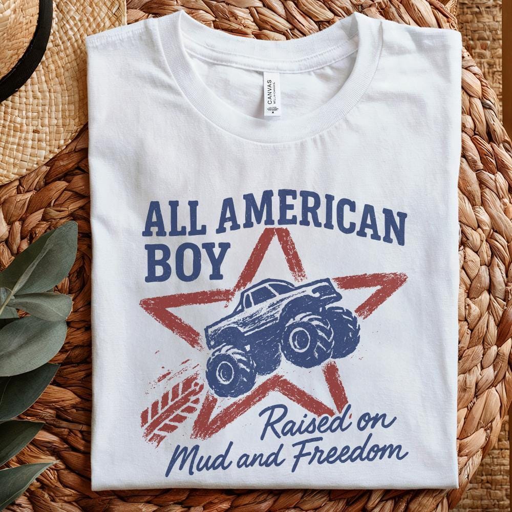 All American Boy PNG, Boys 4th of July PNG - 300 DPI Design for T-Shirt