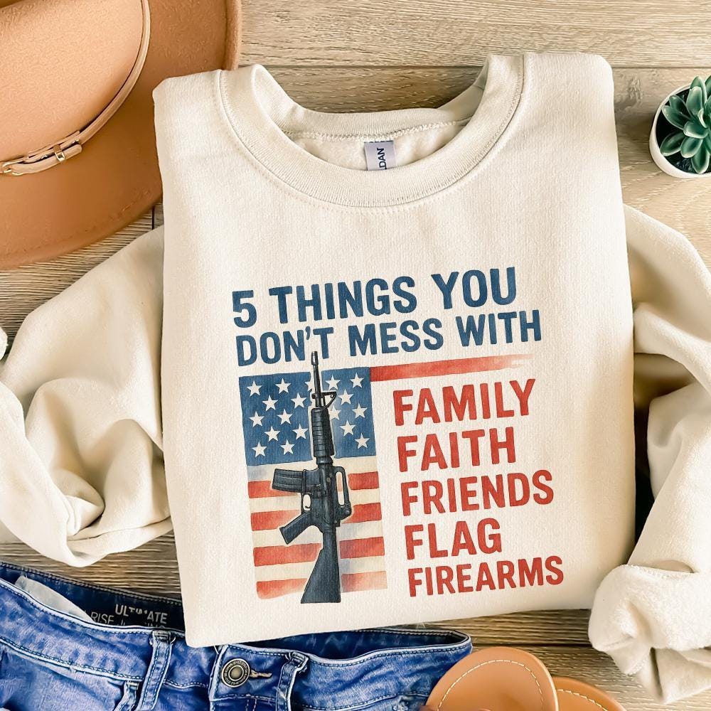 5 Things You Don't Mess With PNG, Patriot png - 300 DPI Design for T-Shirt