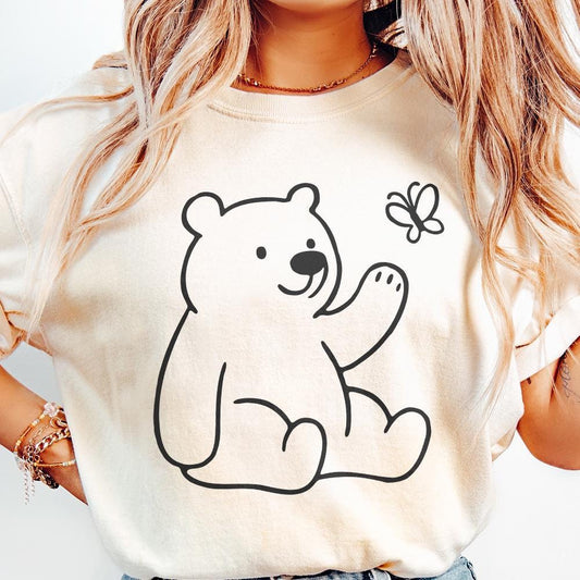 Bear Png, Boho Mama png - 300 DPI Design for T-Shirt