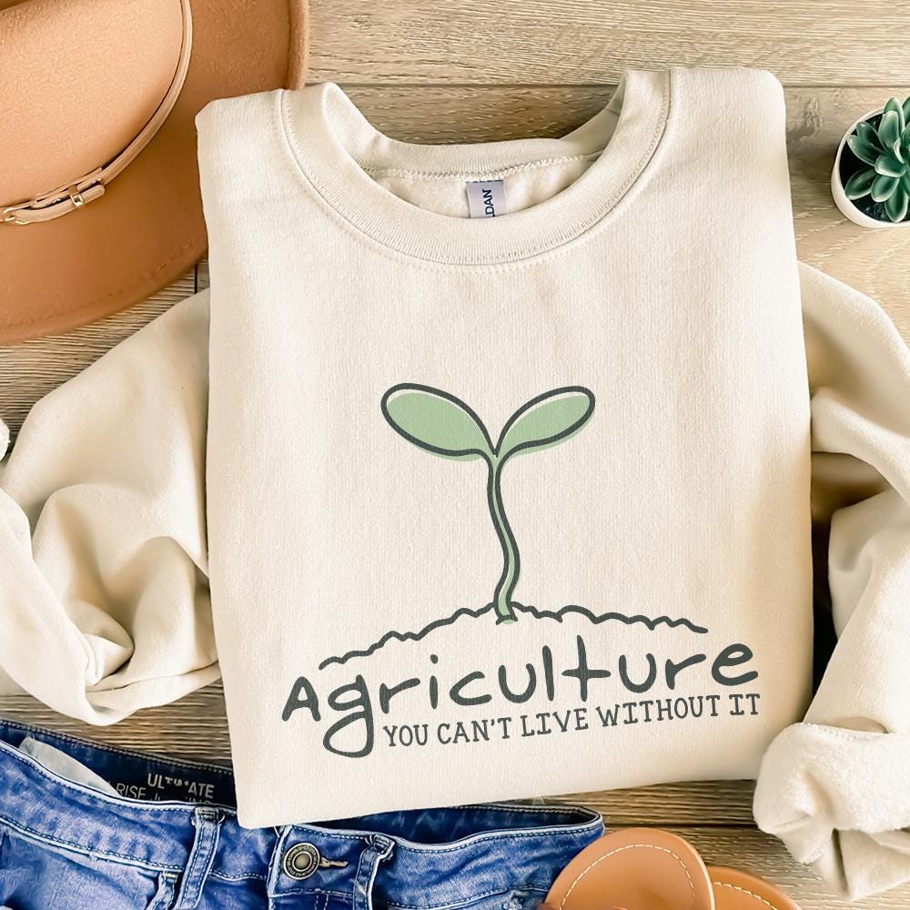 Agriculture PNG Sublimation Design, Retro Vintage Farm - 300 DPI Design