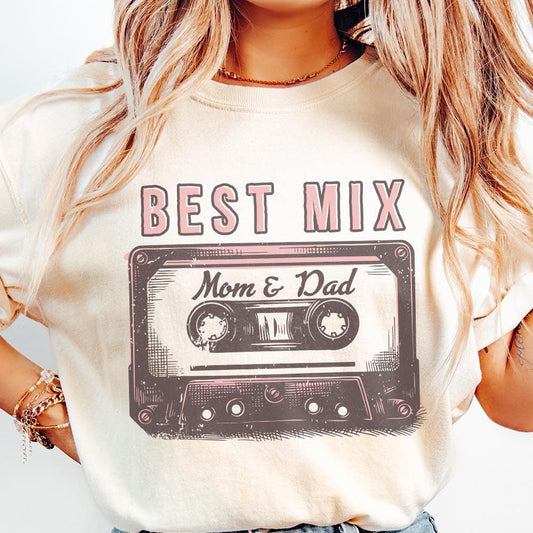 Best Mix Mom and Dad PNG, Baby png - 300 DPI Design for T-Shirt