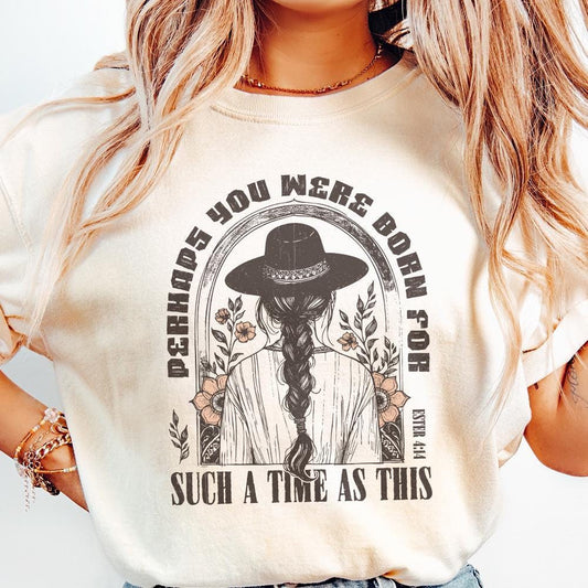 Western PNG Sublimation Design, Esther 4:14 Bible Verse Faith Png - 300