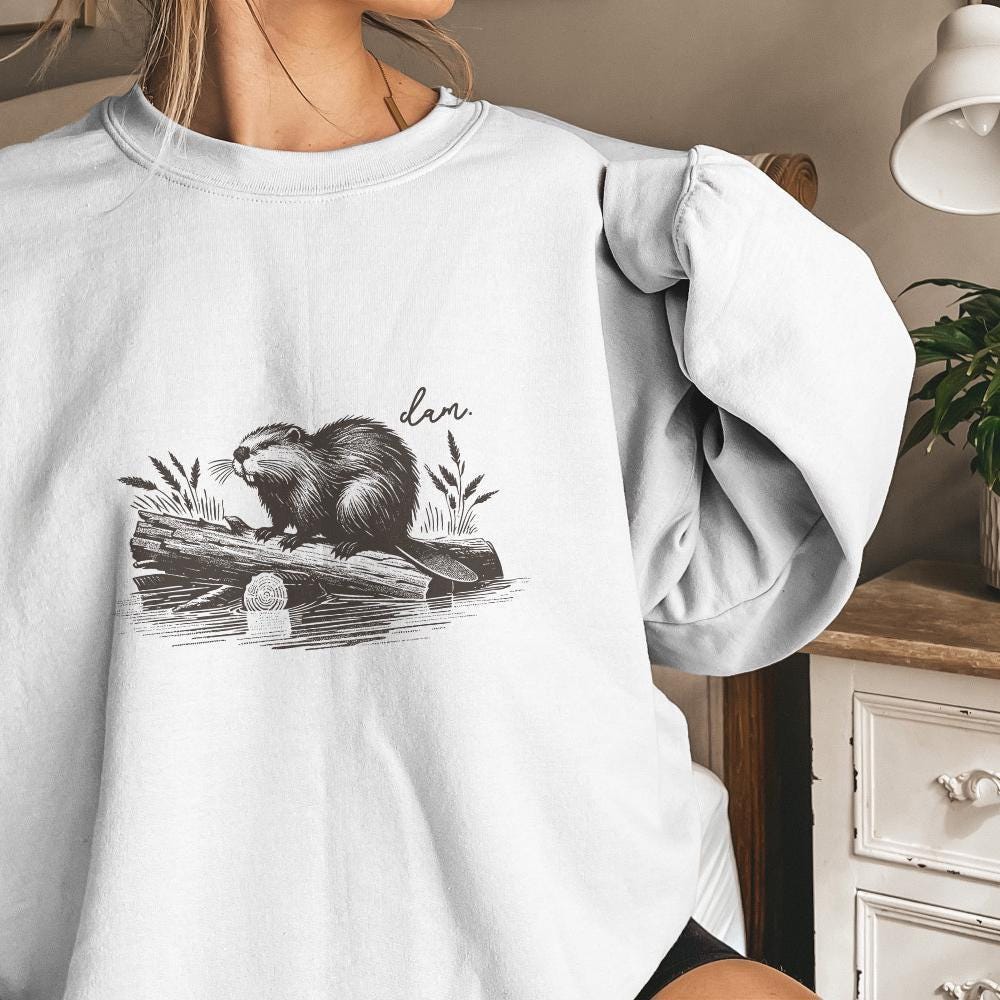 Beaver Dam PNG, Funny Beaver - 300 DPI Design for T-Shirt