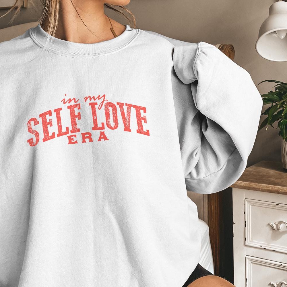 In my Self Love Era PNG, Valentines Day PNG - 300 DPI Design for T-Shirt