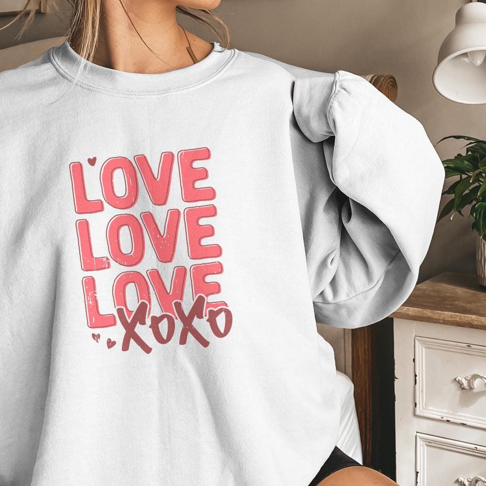 Valentines Day PNG, Xoxo PNG - 300 DPI Design for T-Shirt