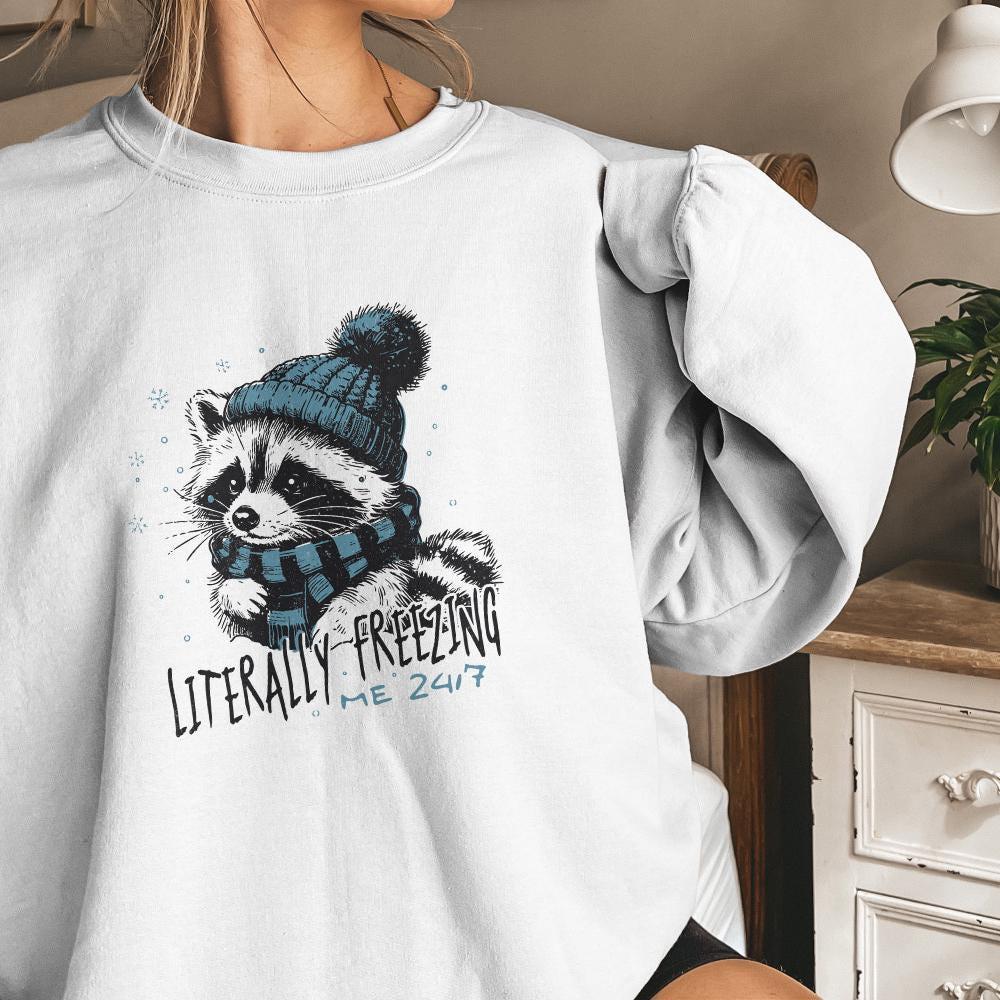 Literally Freezing PNG, Winter PNG - 300 DPI Design for T-Shirt