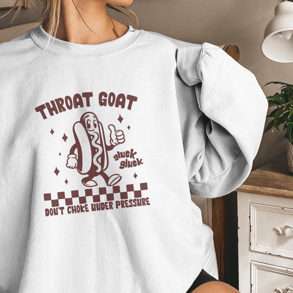 Throat Goat PNG, Funny Design - 300 DPI Design for T-Shirt