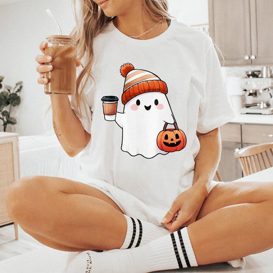 Boo-jee PNG, Cute Halloween Ghost - 300 DPI Design for T-Shirt
