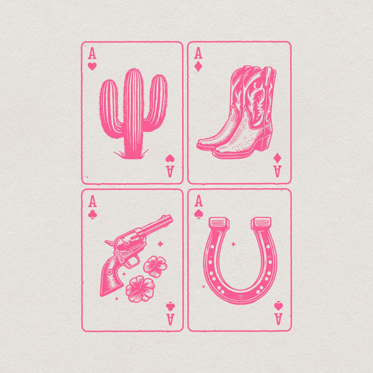 Ace of Hearts Western PNG Design Alt 2, Poker Cards - 300 DPI Design for