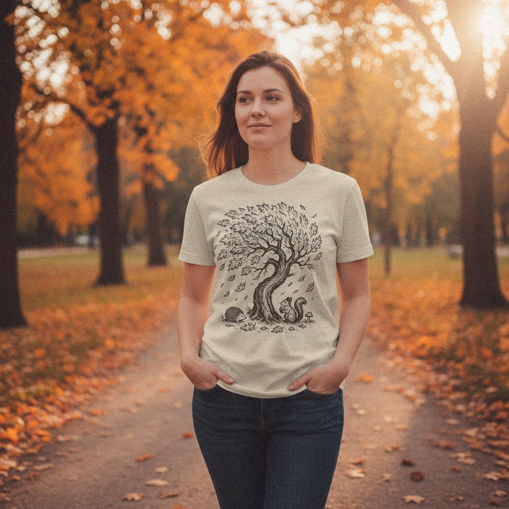 Woodland Friends PNG, Squirrel And Hedgehog Digital Art - 300 DPI Design