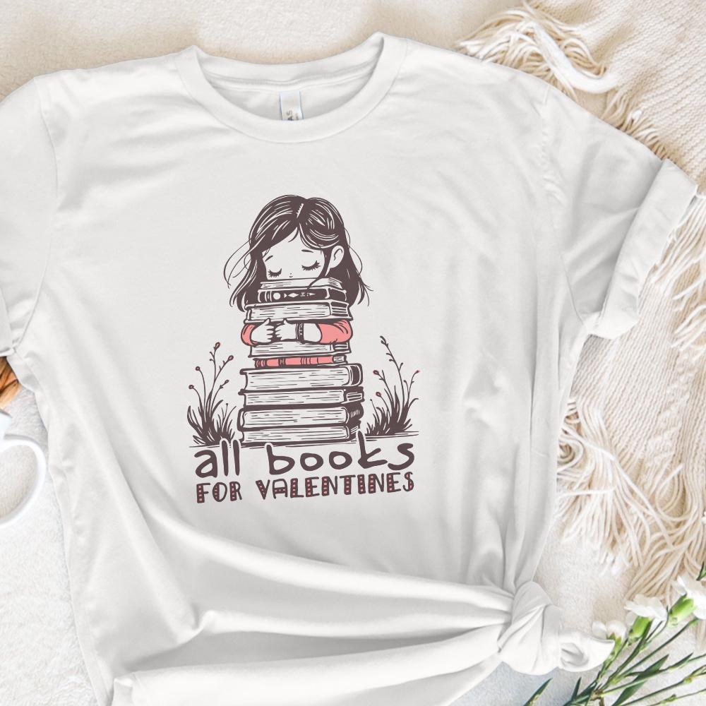 All Books for Valentines PNG, Sublimation Design - 300 DPI Design for