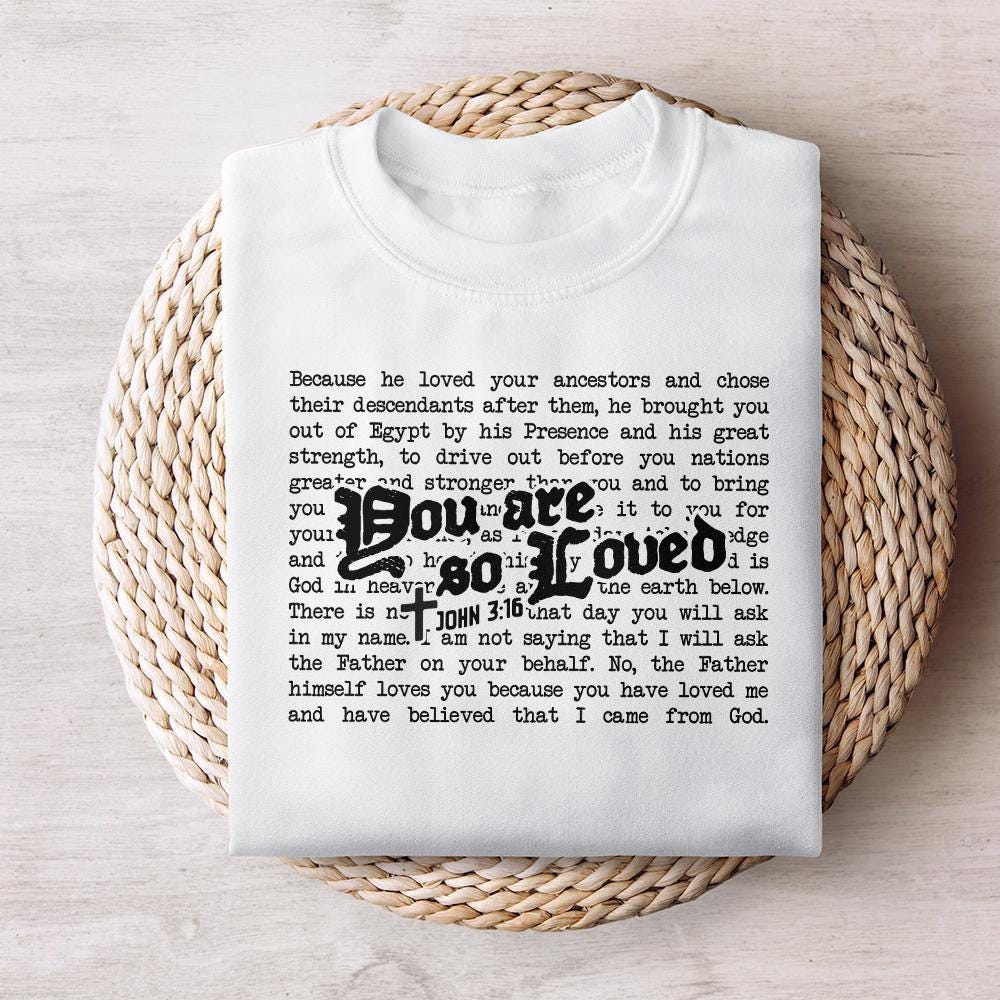 You Are So Loved PNG, Valentine Heart Jesus Love - 300 DPI Design for