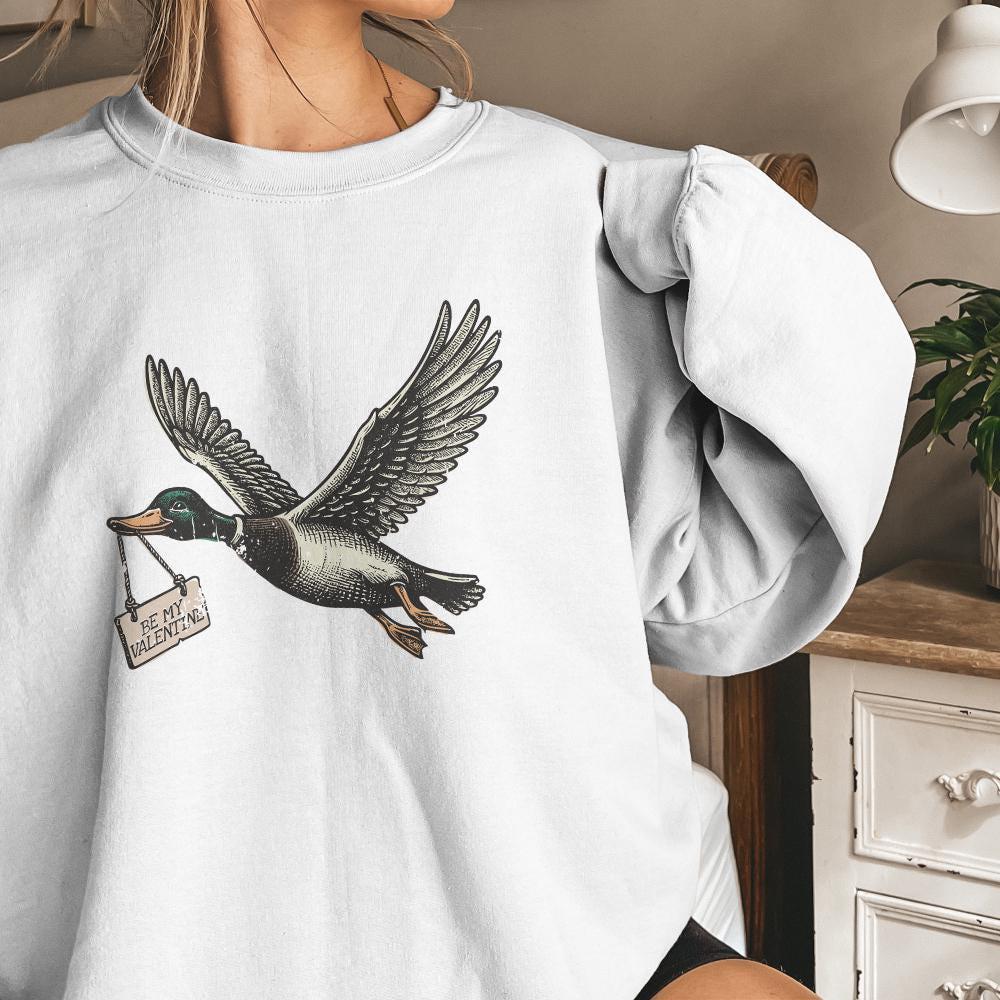 Valentine Duck Digital Download, Sublimation Design - 300 DPI Design for