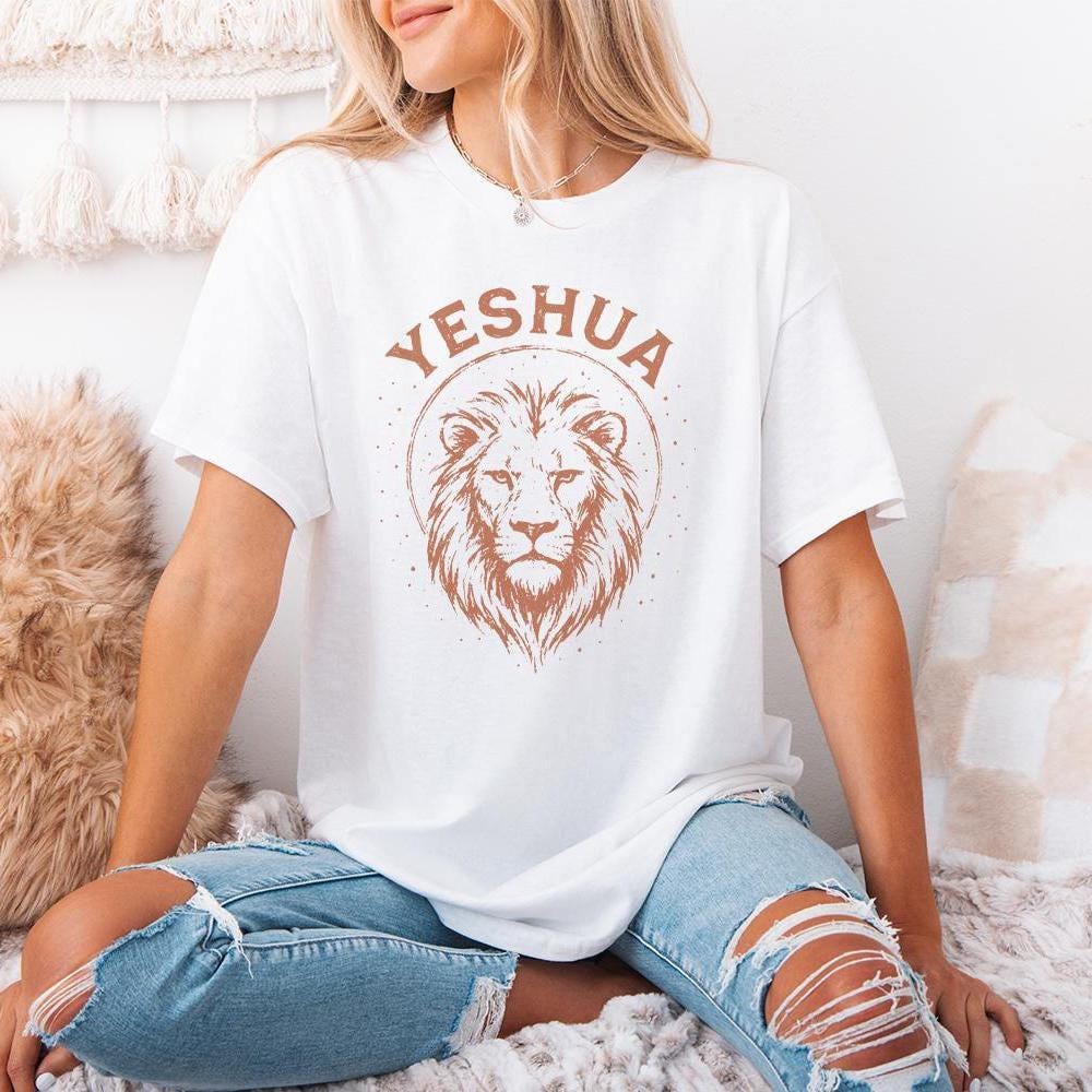 Yeshua PNG, Lion of Judah Digital Download - 300 DPI Design for T-Shirt