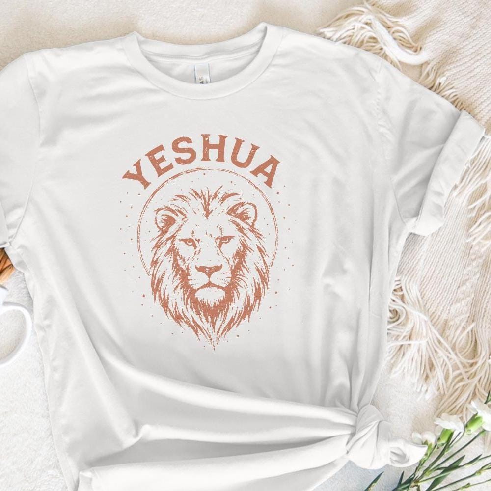 Yeshua PNG, Lion of Judah Digital Download - 300 DPI Design for T-Shirt