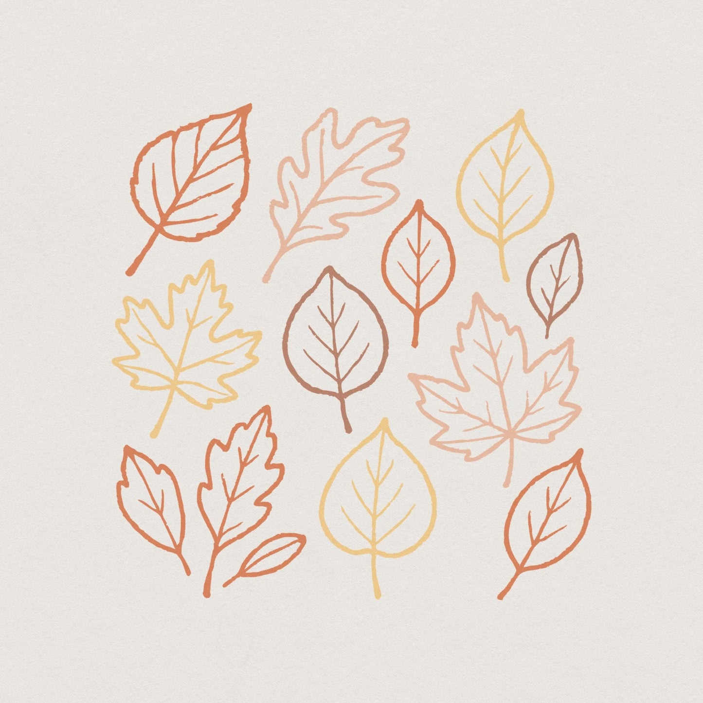 Autumn Leaves PNG, Fall Leaves PNG - 300 DPI Design for T-Shirt