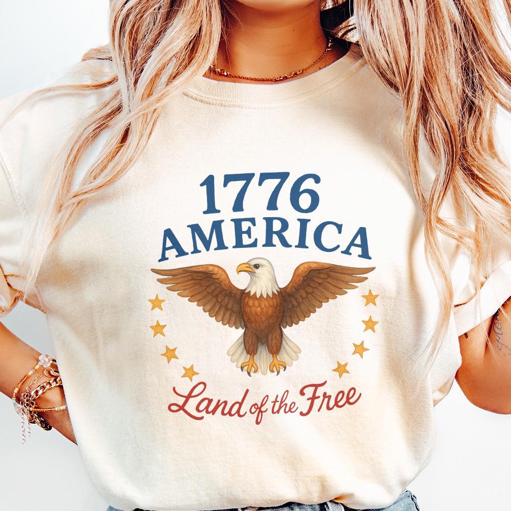 1776 America, Patriotic Design - 300 DPI Design for T-Shirt