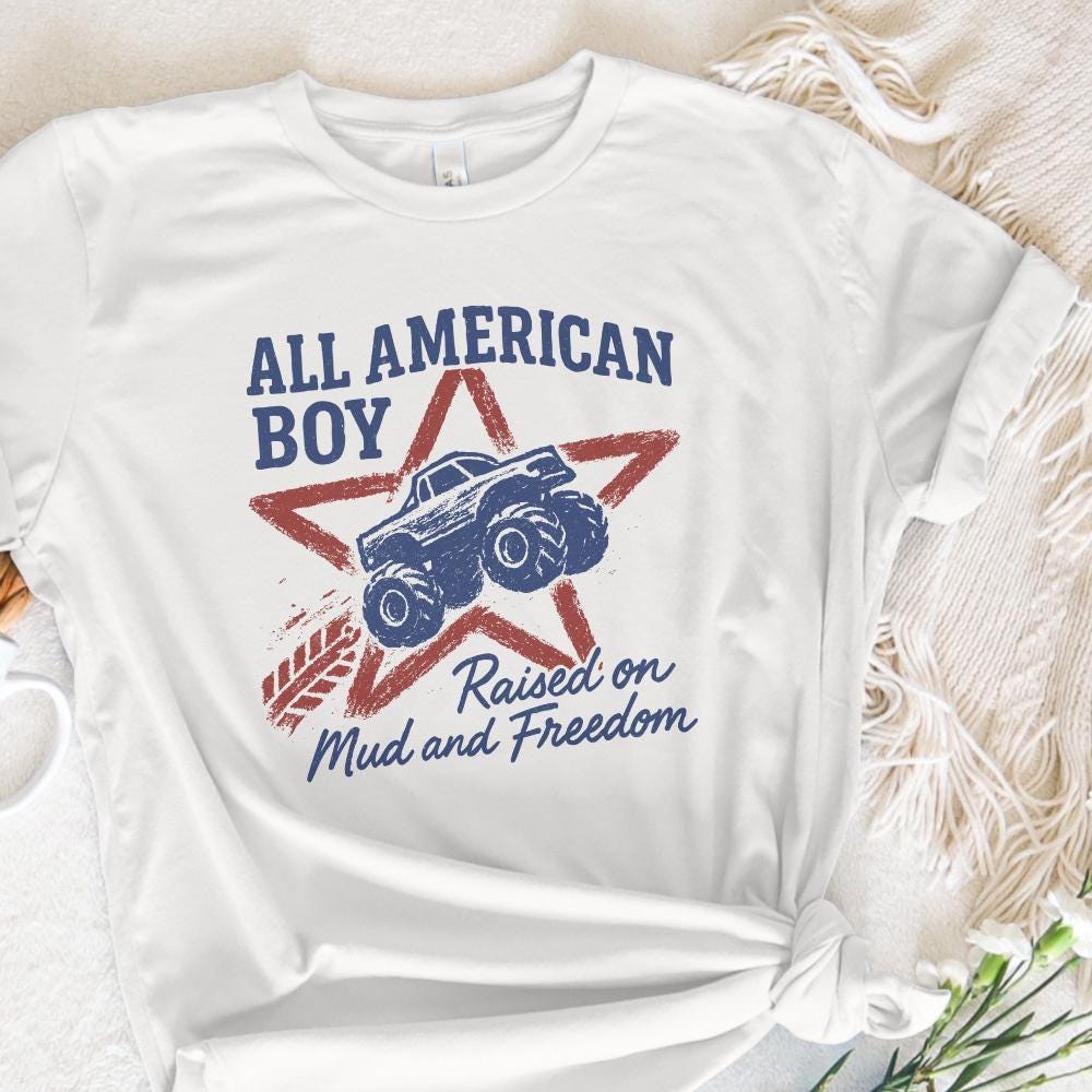 All American Boy PNG, Boys 4th of July PNG - 300 DPI Design for T-Shirt