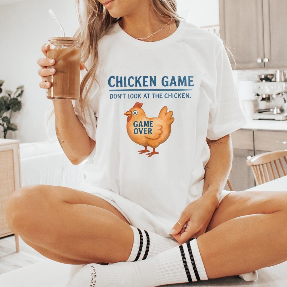 Chicken Game png, Funny Chicken png - 300 DPI Design for T-Shirt
