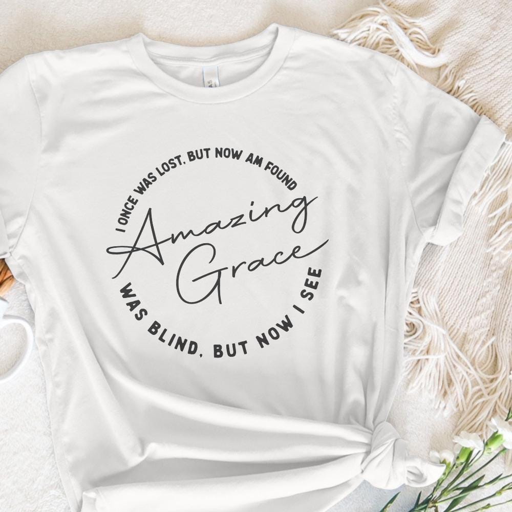 Amazing Grace PNG, Christian PNG Sublimation Design - 300 DPI Design for